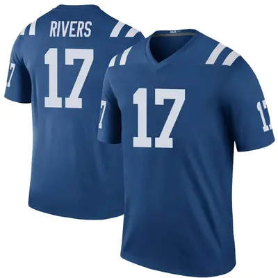 Men s Legend Philip Rivers Indianapolis Colts Royal Color Rush